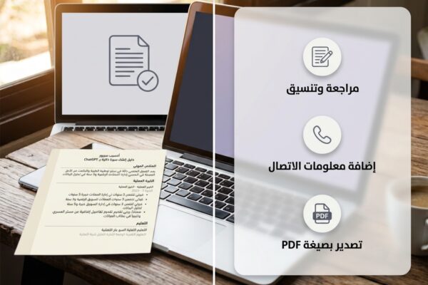 دليل شامل لإنشاء سيرة ذاتية شات جي بي تي بسهولة
